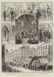 Beerdigung von Prinz Baldwin von Flandern in Brüssel